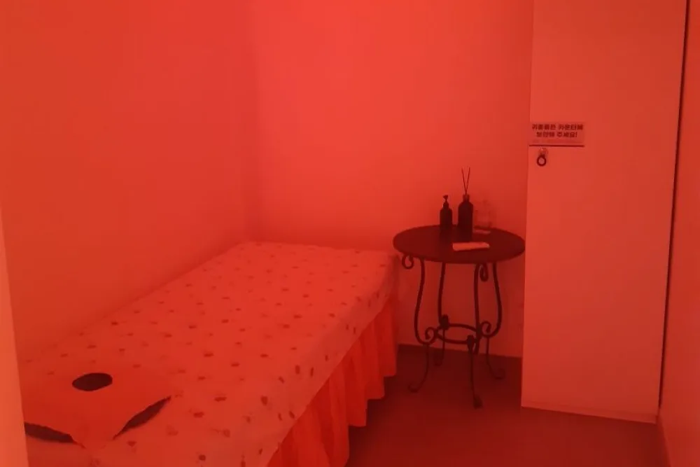 매산로2가 한국마사지 전문 해피마사지의 아늑하고 프라이빗한 분위기
