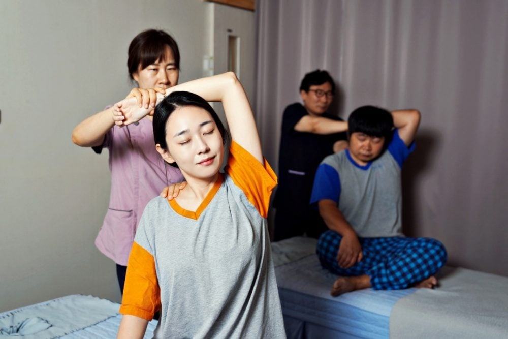 가산디지털단지역,남구로역 주변 한국마사지 추천 매장 참약손마사지안마의 전체적인 인테리어 모습