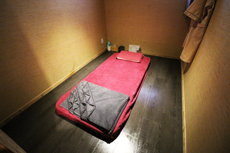 거여동 태국관리사 마사지샵 S타이의 쾌적한 관리실 내부 모습