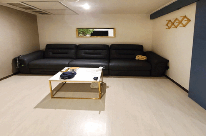 서초동 한국관리사 마사지샵 N스웨디시의 쾌적한 관리실 내부 모습