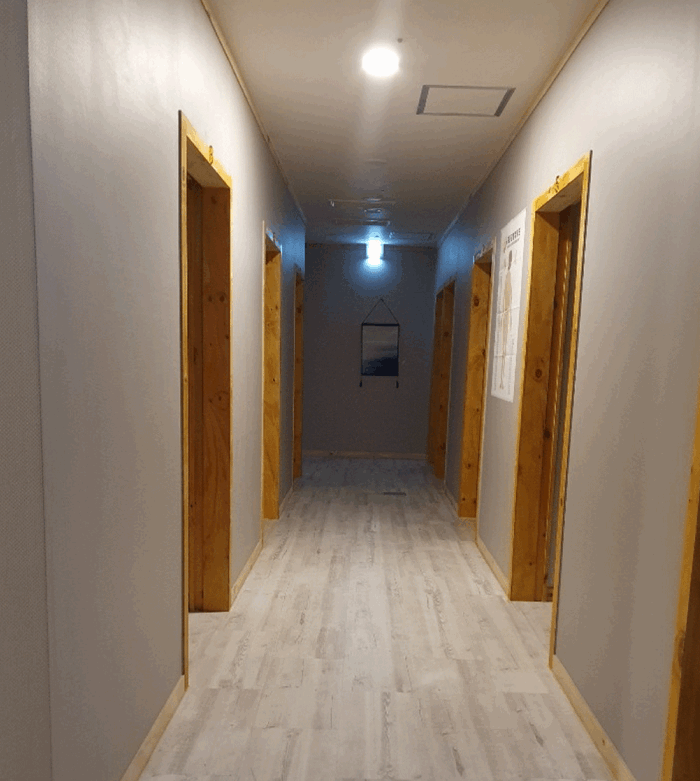 민락동 인근 중국관리사 마사지 전문 다나테라피의 아늑한 내부 시설 안내